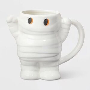 Hide and Eek White Mummy Shaped Mug